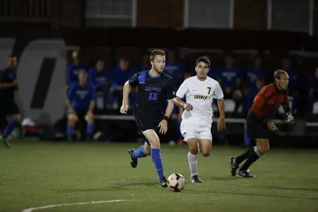 Kevin Beyer and DePaul's back line played well defensively in a 1-0 loss at Michigan.