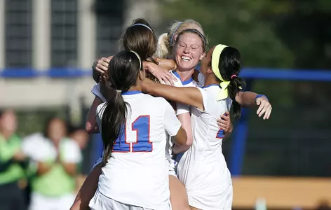 Amber Paul scored the winning goal Sunday in the Blue Demons' 4-2 victory at Loyola Maryland.