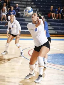 Saige Gallop reached the 20-kill plateau for the third time this season with 21 kills in a loss to Central Michigan on Saturday evening.