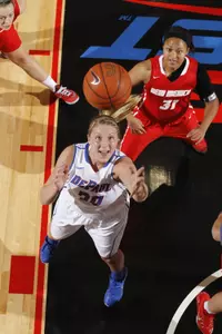 Megan Podkowa is averaging 14.1 points per game and is coming off a 17-point performance at Marquette on Friday.