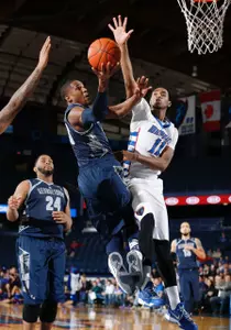Georgetown used a late second-half run to knock off DePaul at Allstate Arena on Tuesday.