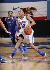 Brittany Hrynko came close to a triple-double in Sunday's BIg EAST victory over Providence.