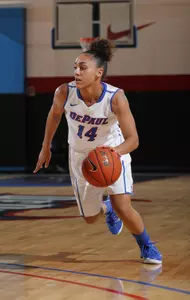 Jessica January finished with a career-high 26 points in Friday's 93-52 victory over Georgetown.