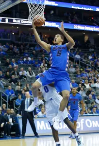 Billy Garrett Jr. had 14 points and eight assists to lead DePaul on Saturday.
