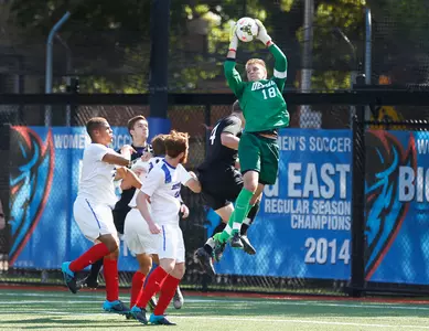 Senior Mack Robinson and a stellar back line kept the zero in a double-overtime tie at Providence.