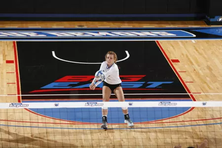 Haley Bueser tallied a team-high 11 digs Saturday night.