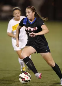 Madeline Frick's shot from 25 yards out gave DePaul a 1-0 BIG EAST victory over Seton Hall.