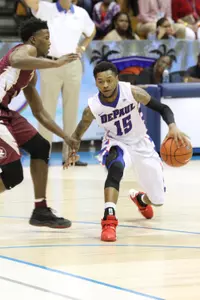 Aaron Simpson scored 20 points to lead all scorers on Saturday against Florida State.