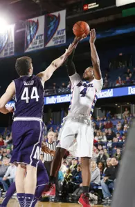 Myke Henry leads the team with a scoring average of 14.2 points per game.