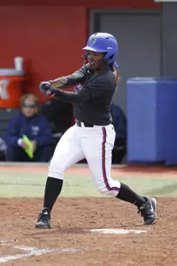Marsha' Pendilton scored the winning run and laced a two-run triple to lead DePaul past Stephen F. Austin on Friday.