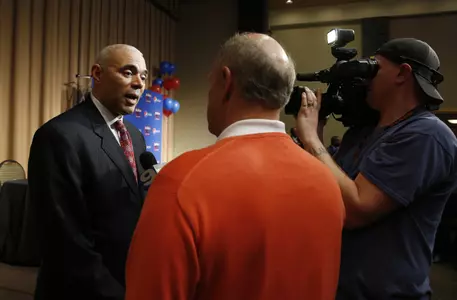 Head coach Dave Leitao and the Blue Demons welcome fans, students and supporters for a meet and greet on May 14.