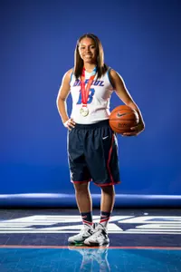 Chanise Jenkins came home with her first gold medal at the World University Games in South Korea.