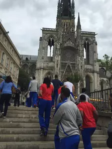 The Blue Demons visited Rouen en route to Caen on Tuesday.