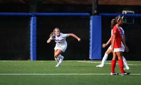 Elise Wyatt scored her 24th career goal last week, second all-time at DePaul behind Julianne Sitch (2002-05) with 32.