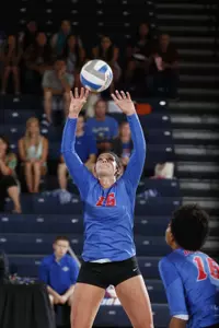 Colleen Smith registered a match-best 40 assists Friday afternoon.