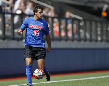 John Freitag scored the first goal of his collegiate career in Sunday's 3-2 loss to No. 23 Omaha.