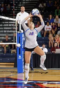 Colleen Smith recorded a triple-double in her last match at McGrath-Phillips Arena.