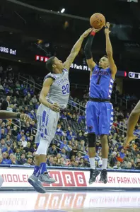 Darrick Wood scored nine points off the bench at Seton Hall.