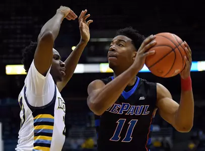 Eli Cain shared a team-high in points with 13.