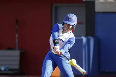 Dylan Christensen recorded DePaul's lone RBI in the game.