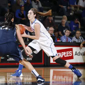 Jacqui Grant (above) and Amarah Coleman have enhanced the Blue Demons this season.