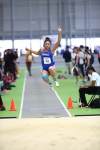 Gabrielle Howard took second place in the women's long jump Friday at the BIG EAST Championships.