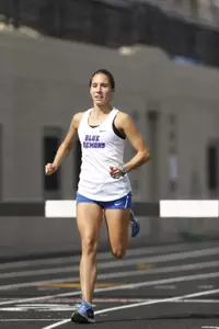 Courtney Tedeschi joins Paige Skorseth in the 5000m run for the Blue Demons this weekend.