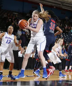 Megan Podkowa averaged 7.5 rebounds in two BIG EAST Conference Tournament games.