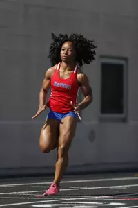 Shayna Nwokenkwo returns to the 100m dash this weekend after taking second at the DePaul Invitational.