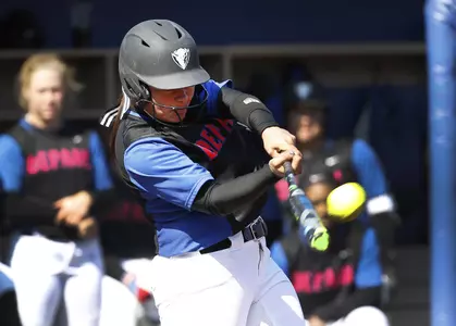 Naomi Tellez was one of five DePaul players to notch two hits in the game.