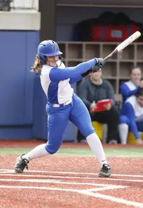 Morgan Maize is first on the team with a .393 batting average.