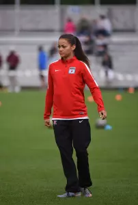 Sarah Gorden plays on the back line for the Chicago Red Stars.