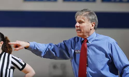 Doug Bruno of DePaul Women's Basketball vs. Seton Hall