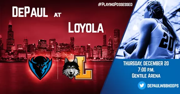 WBB at Loyola Preview Graphic