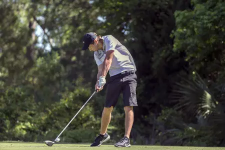 Men of the BIG EAST participate in the second round of the Men's Golf Tournament, Monday, April 30, 2018, in Callawassie Island, S.C. (BIG EAST/Photo by Stephen B. Morton)  Charlie Spencer-White