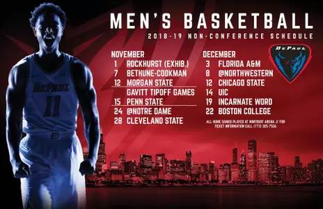 Men's Basketball Schedule Graphic