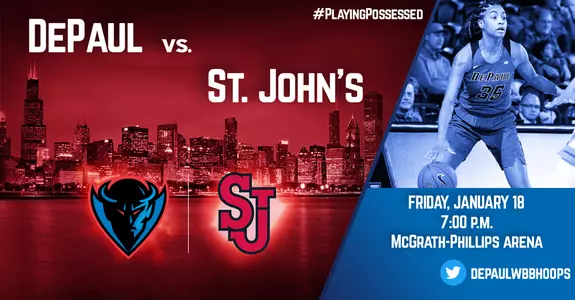 WBB vs. St. John's Preview Graphics
