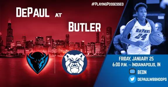 WBB @ Butler Preview Graphic
