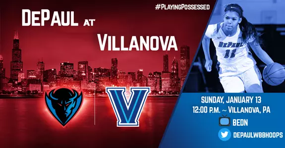 WBB @ Villanova Preview Graphic