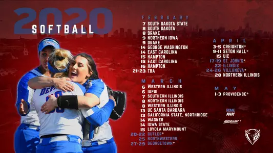 Softball Schedule Graphic