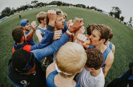 DePaul Men's Cross Country Huddle