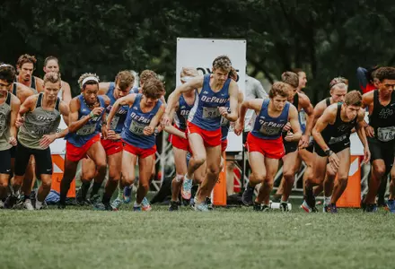 Cross Country Men Starting Line