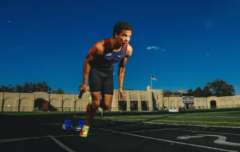 Henry Larkin Starting Block on Relay