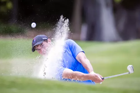 Men from the BIG EAST Conference play during the final round of the BIG EAST Men's Golf Tournament on Friday, April 26, 2019, in Callawassie Island, S.C. (BIG EAST/Photo by Stephen B. Morton)