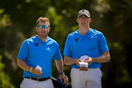 Men from the BIG EAST Conference play during the final round of the BIG EAST Men's Golf Tournament on Friday, April 26, 2019, in Callawassie Island, S.C. (BIG EAST/Photo by Stephen B. Morton)