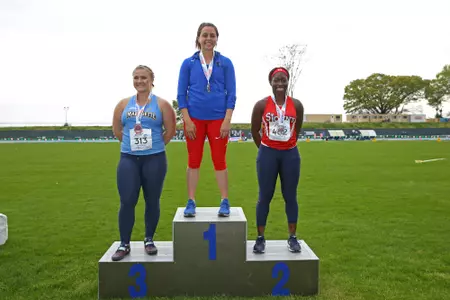Rebecca Chounaird on Podium