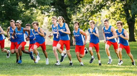 Men's Cross Country Start Line
