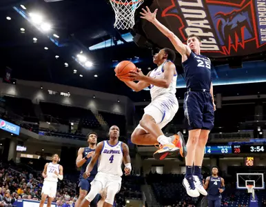 DePaul men's basketball vs. Xavier at Wintrust Arena on Tuesday, Feb. 4.
