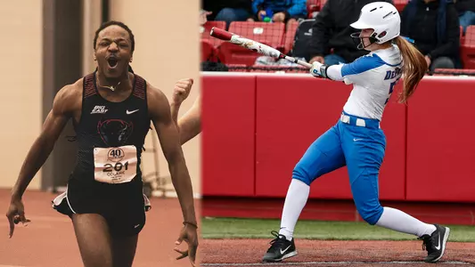 Returning Seniors Ashton Colaire and Angela Scalzitti