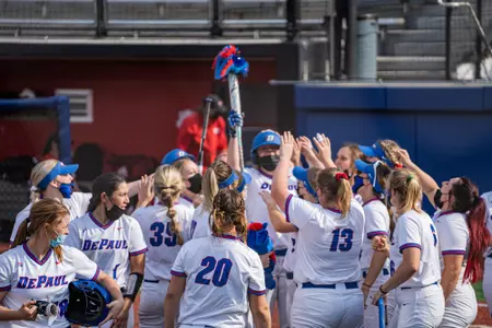 Softball celebration